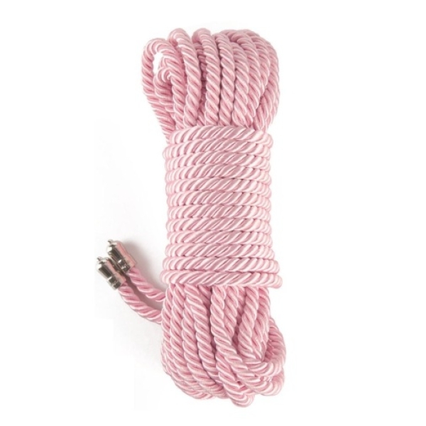 Rebellion Reign Silky Bondage Rope 10m - Pink