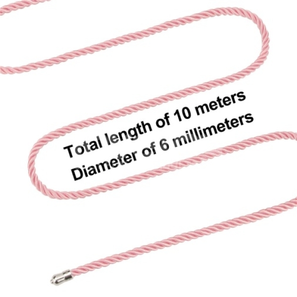 Rebellion Reign Silky Bondage Rope 10m - Pink：圖片 10