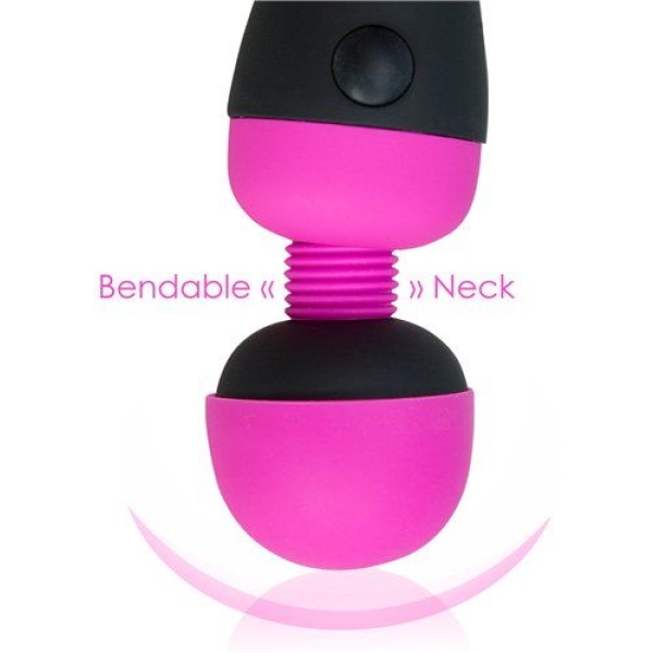 Recharge Massager Wireless USB Charging - Fuschia - Image 4