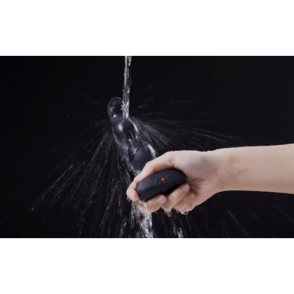 Ridge Vibro Anal Beads - Black - Image 8