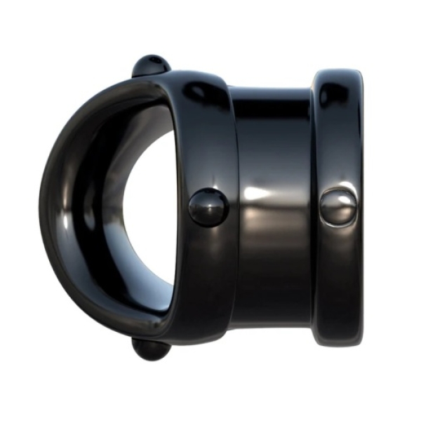 Rock Hard Cock Pipe - Black：圖片 4