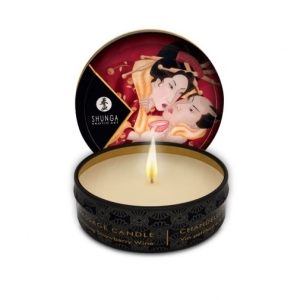 Romance Massage Candle Sparkling Strawberry Wine - 30ml
