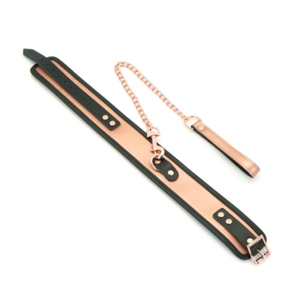 Rose Gold Collar w Leash - Image 2