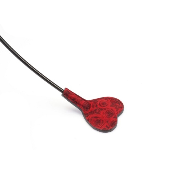 Rosy Lamb Leather Crop - Red - Image 2