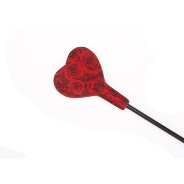 Rosy Lamb Leather Crop - Red - Image 4
