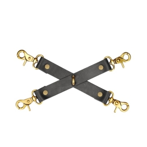 Samurai Leather Hogtie - Black