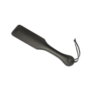 Samurai Leather Paddle - Black