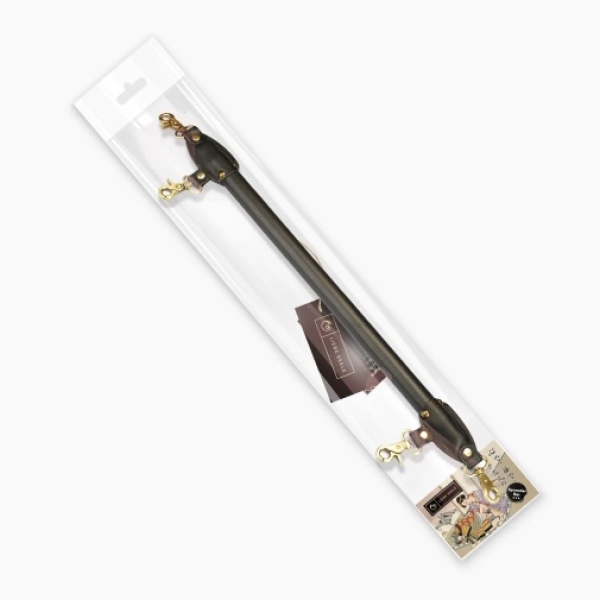 Samurai Leather Spreader Bar - Black - Image 4