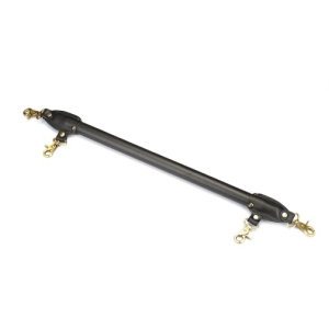 Samurai Leather Spreader Bar - Black