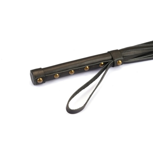 Samurai Leather Whip - Black - Image 2