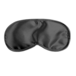 Satin Love Eye Mask - Black