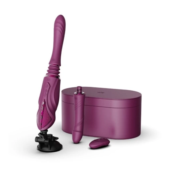 Sesh APP Thrusting Sex Machine - Velvet Purple - Image 16