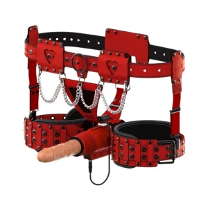 Sex Machine X4 Wearable - Red Flesh