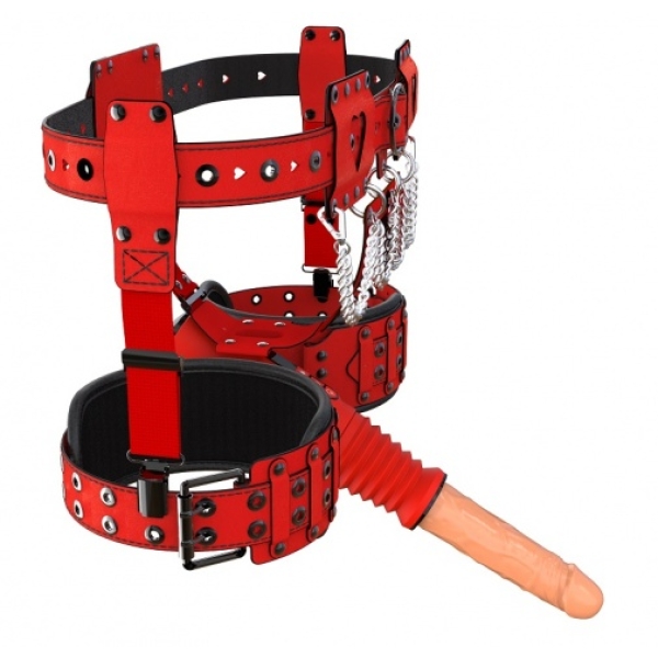 Sex Machine X4 Wearable - Red Flesh：圖片 6