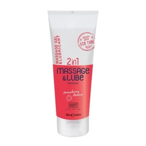 Silky Touch Massage & Lube 2in1 - Strawberry - 200ml