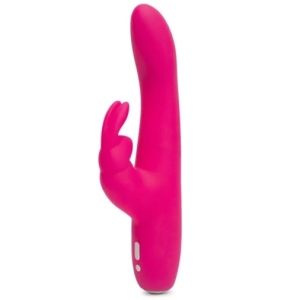 Slimline Curve Rabbit Vibrator - Pink