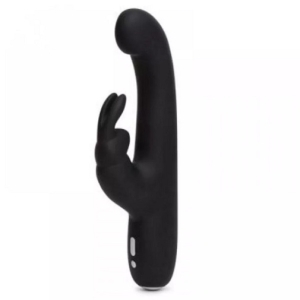 Slimline G-Spot Rabbit Vibrator - Black