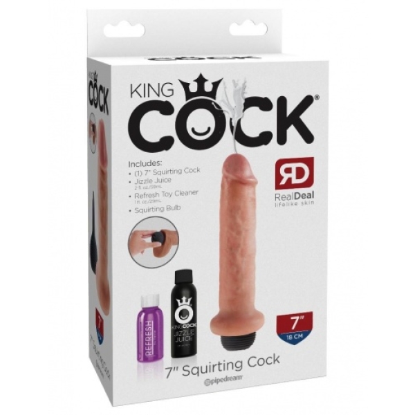 Squirting Cock 7″ - Flesh - Image 7