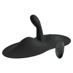 Stimulator w G-Spot Vibrator - Black