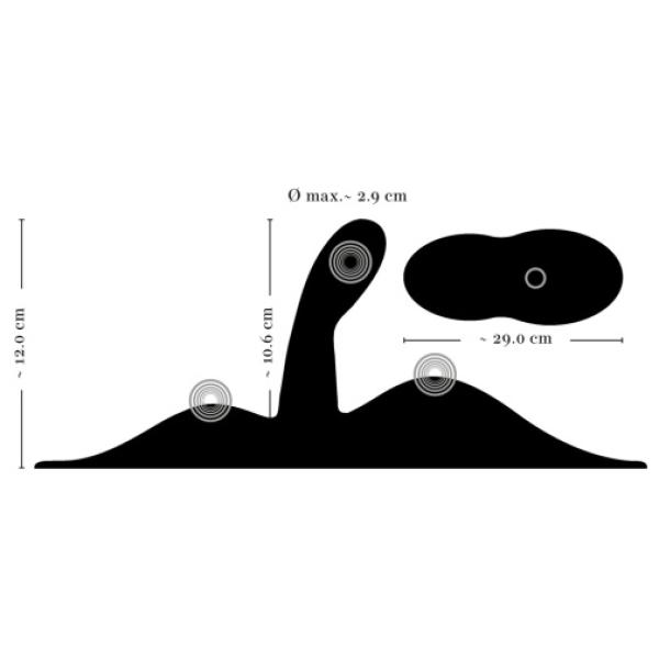 Stimulator w G-Spot Vibrator - Black - Image 10