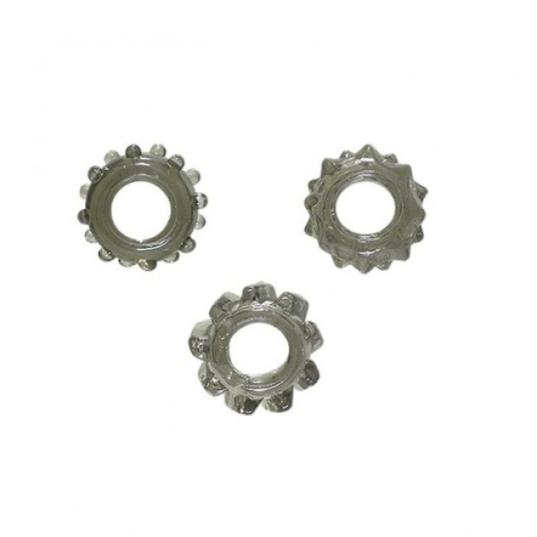 Super Cock Ring Starshape - Smoke