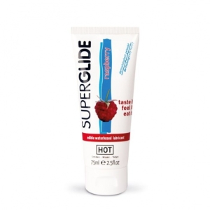 Superglide Edible Lube Raspberry - 75ml
