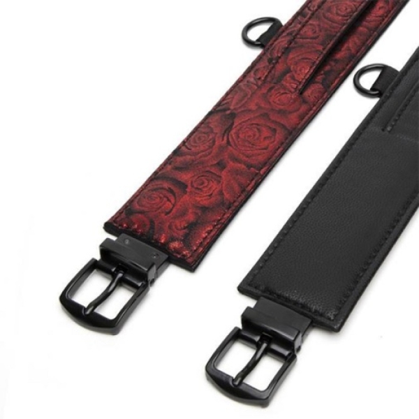 Sweet Anticipation Ankle Cuffs - Red：圖片 4