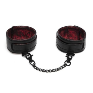 Sweet Anticipation Ankle Cuffs - Red