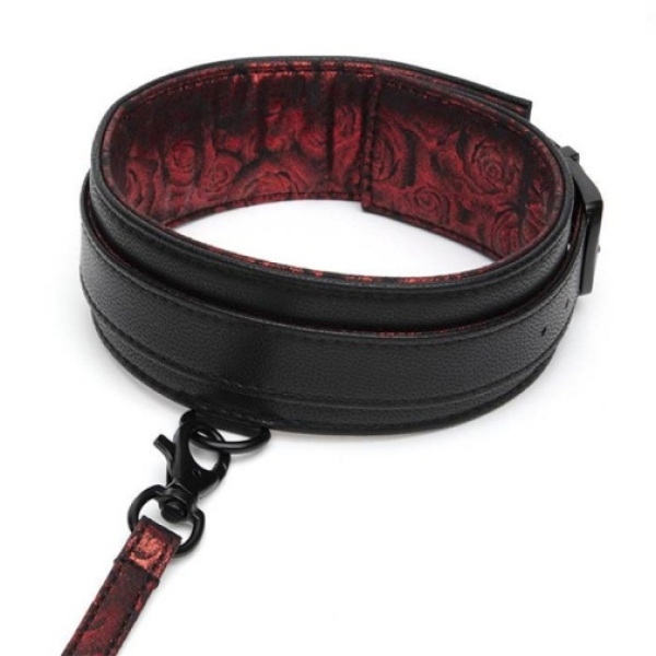Sweet Anticipation Collar w Leash - Red：圖片 2