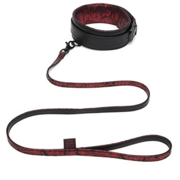 Sweet Anticipation Collar w Leash - Red：圖片 4