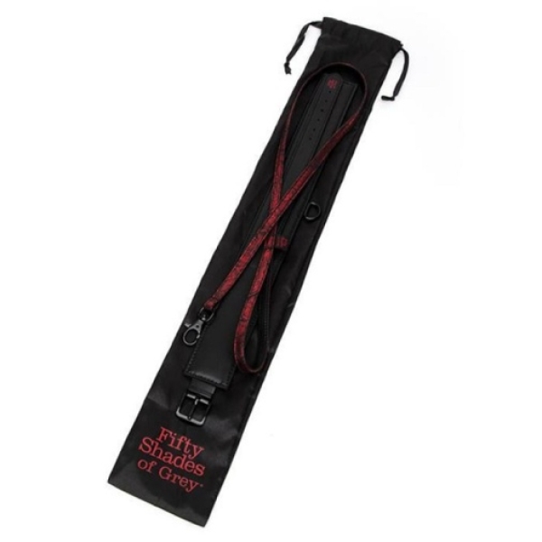 Sweet Anticipation Collar w Leash - Red：圖片 5