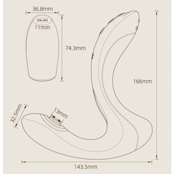 Talis G-Spot PulseWave Vibrator - Ivory White：圖片 16