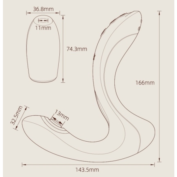 Talis G-Spot PulseWave Vibrator - Velvet Purple：圖片 16