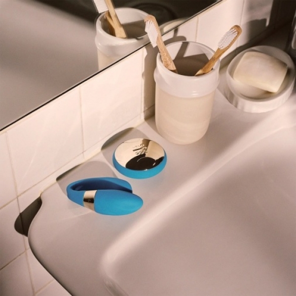 Tiani Duo Vibro Massager - Ocean Blue：圖片 3