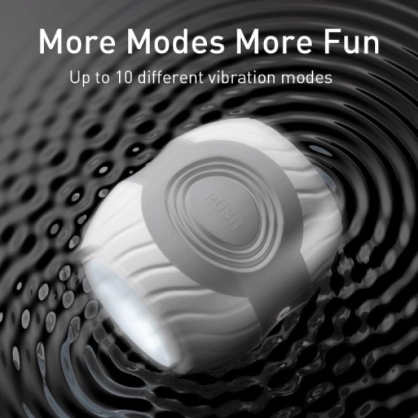 Tron Vibro Masturbator - White：圖片 5