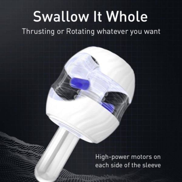 Tron Vibro Masturbator - White：圖片 7