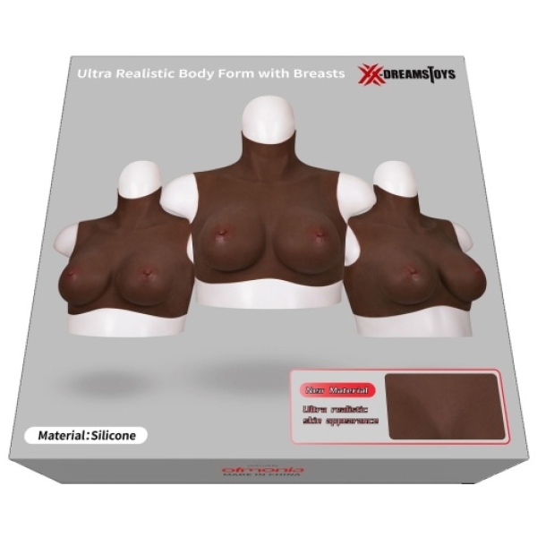 Ultra Realistic Breast Form S - Black - Image 6