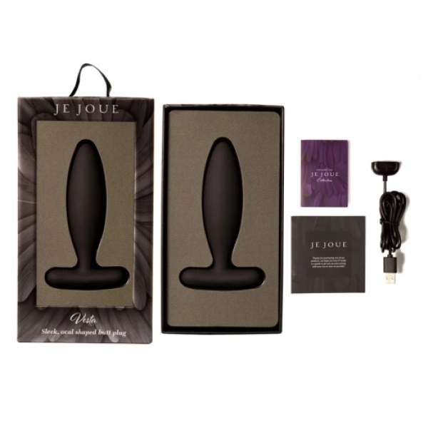 Vesta Vibro Butt Plug - Black - Image 16