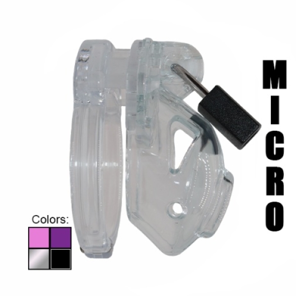 Vice Micro Chasity Cage - Clear：圖片 4