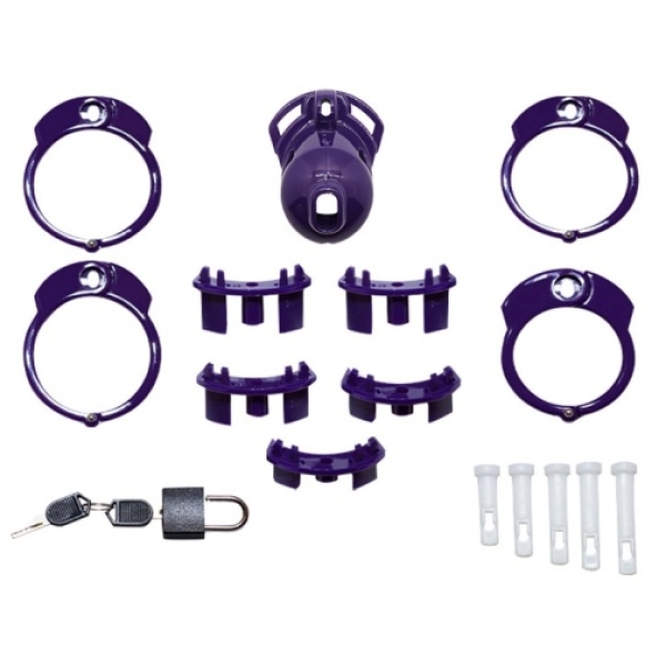 Vice Micro Chasity Cage - Purple：圖片 3