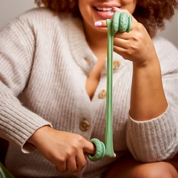 Wider Soft Buffer Rings Set - Sage - Image 2