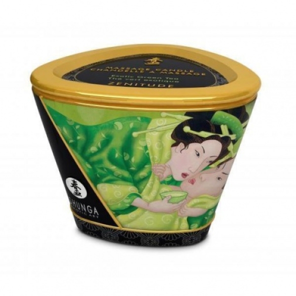Zenitude Massage Candle Exotic Green Tea - 170ml - Image 2