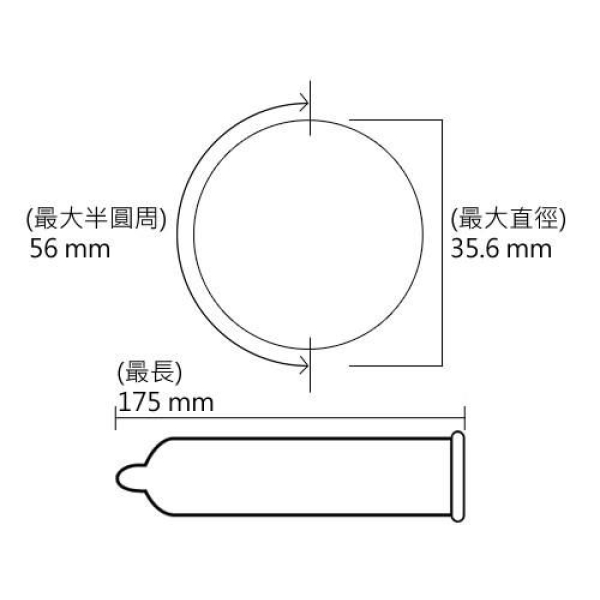 iX 0.02 12's Pack PU Condom：圖片 5