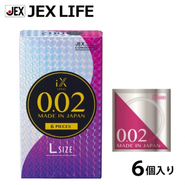 iX 0.02 L-size 6's Pack PU Condom - Image 5